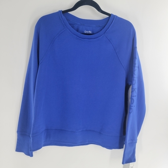 Calvin Klein Performance Sweatshirt Activewear Pullover New Size L - Picture 1 of 3